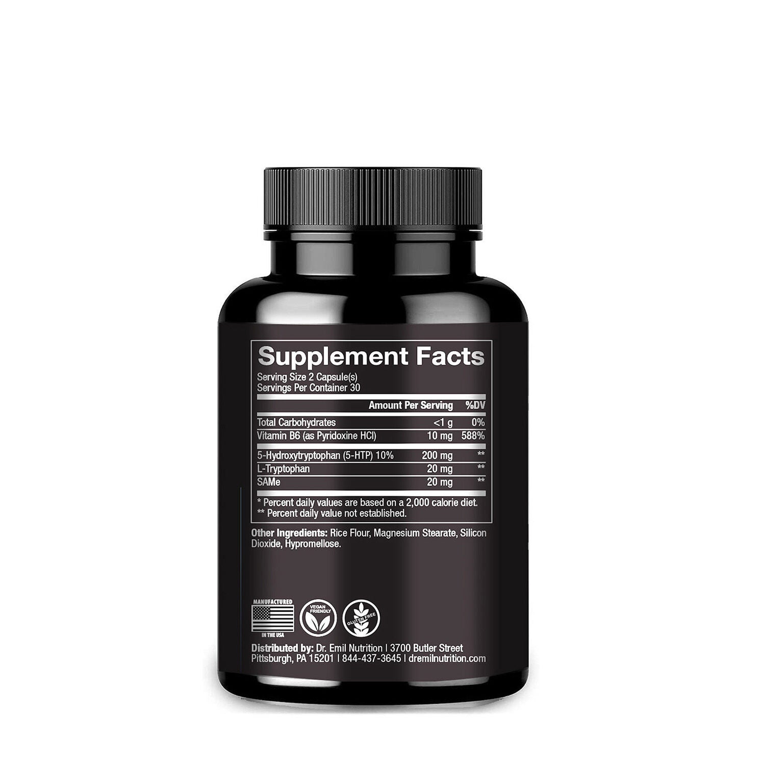 Dr. Emil Nutrition 5HTP Plus 200 mg 60 Capsules